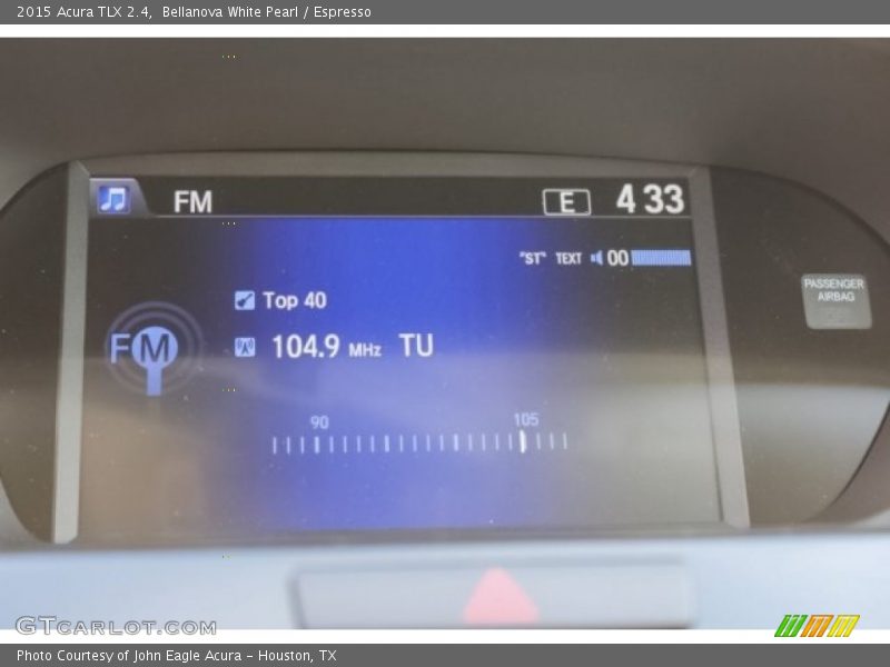 Bellanova White Pearl / Espresso 2015 Acura TLX 2.4