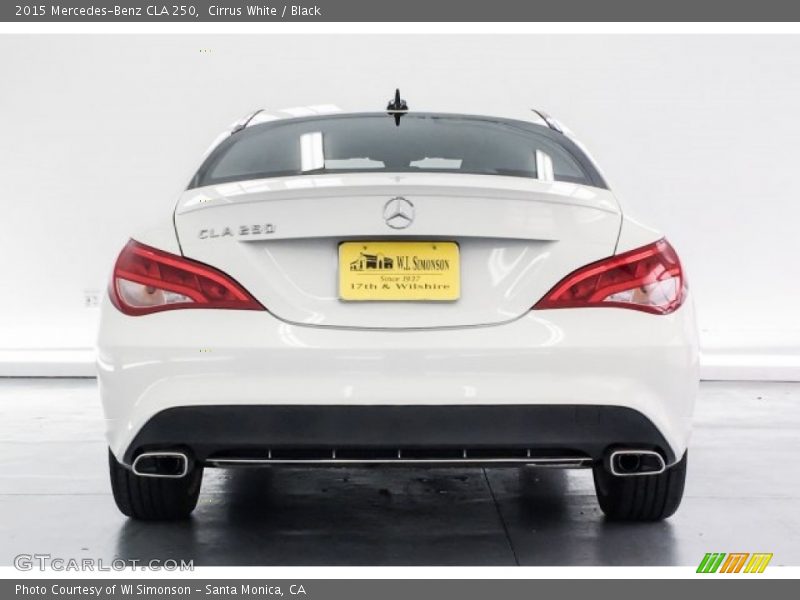 Cirrus White / Black 2015 Mercedes-Benz CLA 250