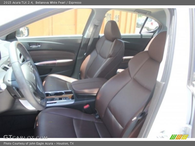 Bellanova White Pearl / Espresso 2015 Acura TLX 2.4