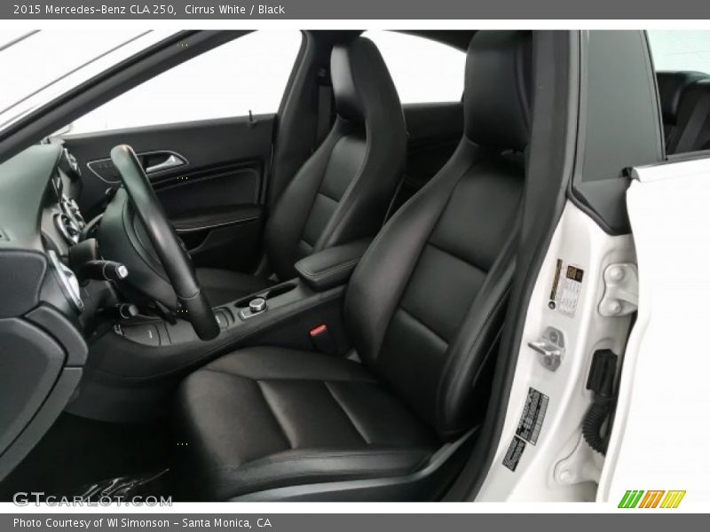 Cirrus White / Black 2015 Mercedes-Benz CLA 250