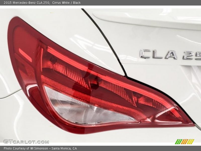 Cirrus White / Black 2015 Mercedes-Benz CLA 250