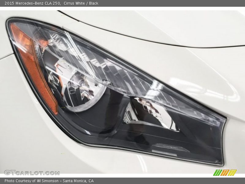 Cirrus White / Black 2015 Mercedes-Benz CLA 250