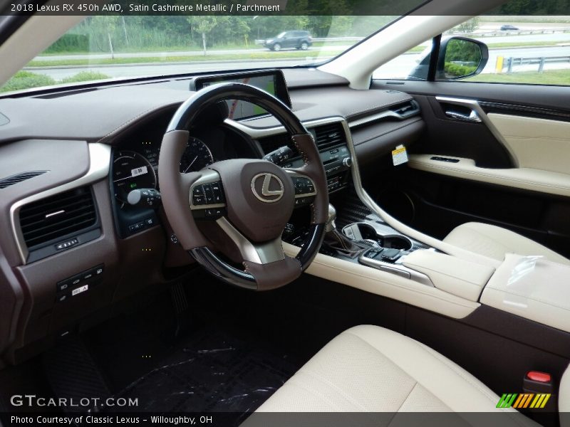  2018 RX 450h AWD Parchment Interior