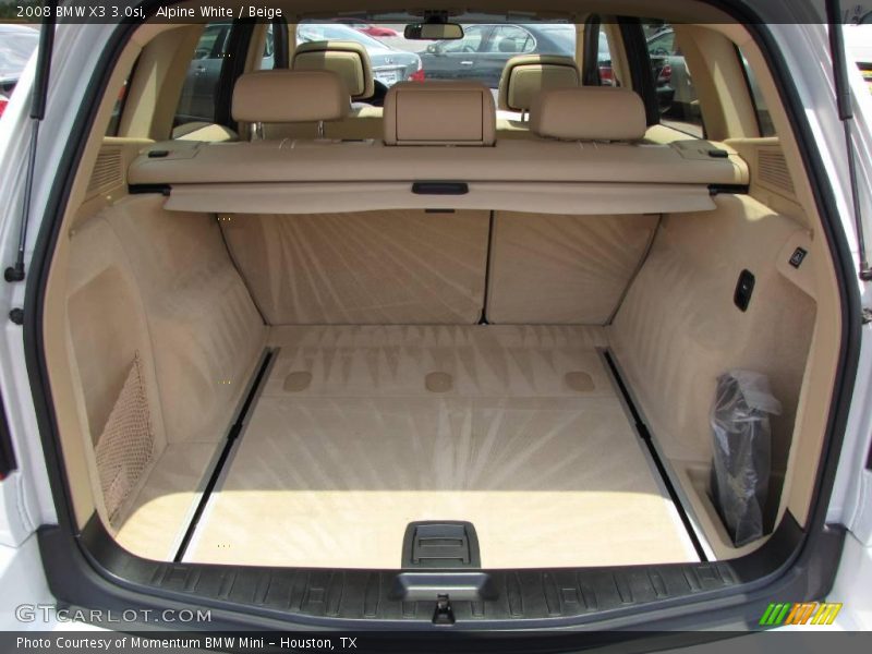 Alpine White / Beige 2008 BMW X3 3.0si