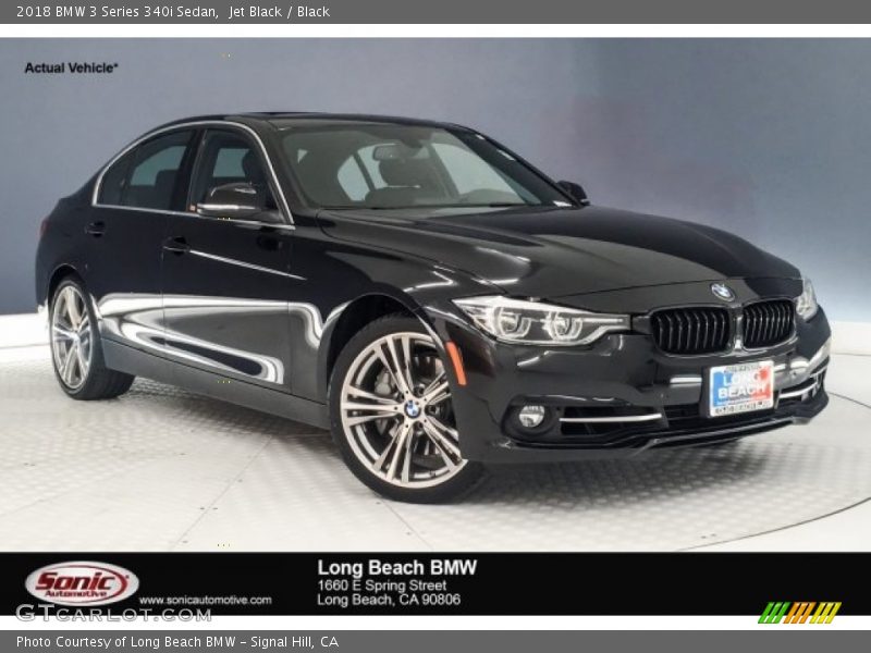 Jet Black / Black 2018 BMW 3 Series 340i Sedan
