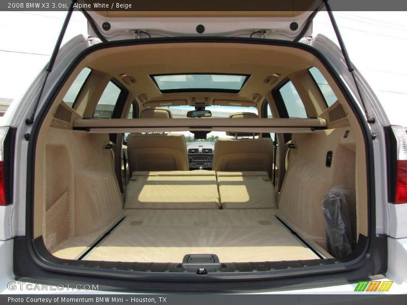 Alpine White / Beige 2008 BMW X3 3.0si