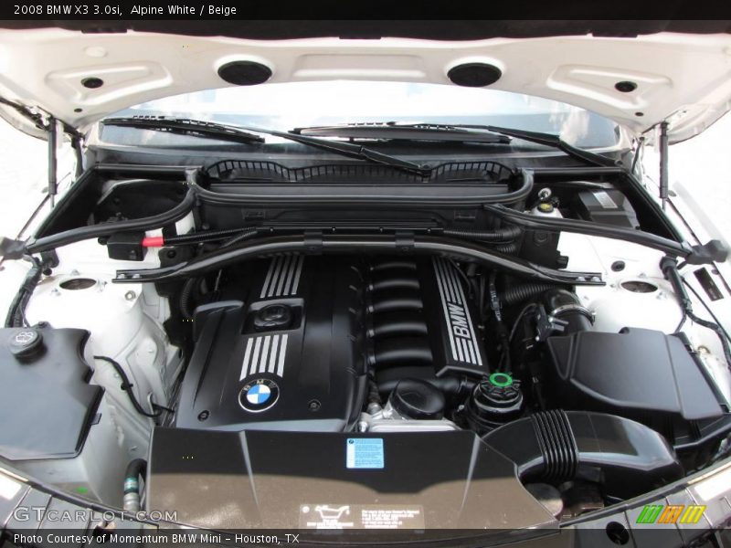 Alpine White / Beige 2008 BMW X3 3.0si