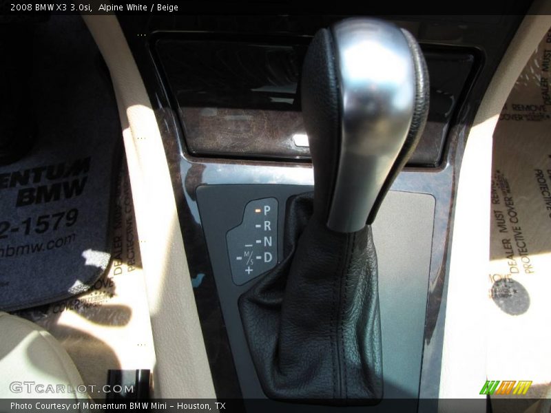 Alpine White / Beige 2008 BMW X3 3.0si