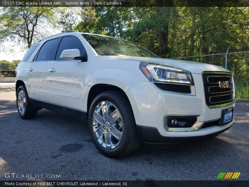 Summit White / Dark Cashmere 2017 GMC Acadia Limited AWD