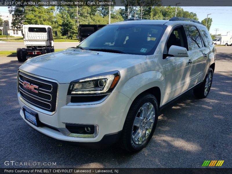 Summit White / Dark Cashmere 2017 GMC Acadia Limited AWD