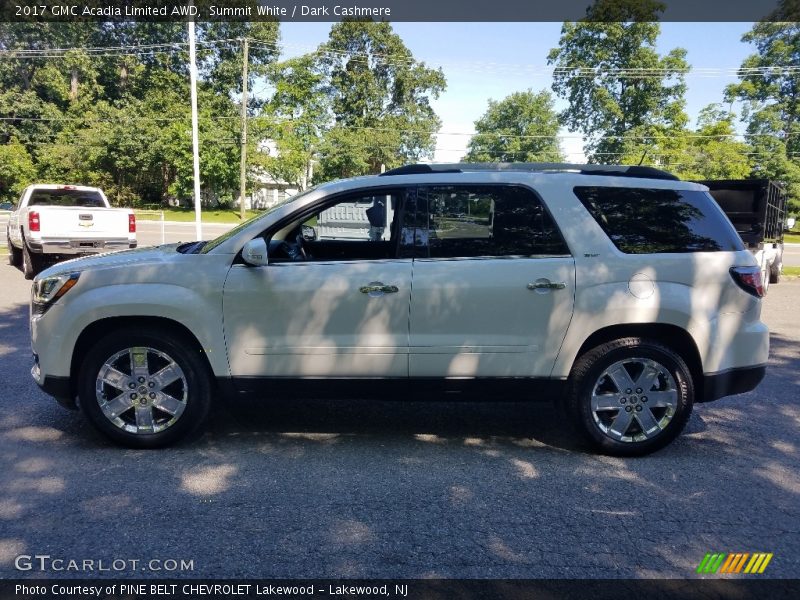 Summit White / Dark Cashmere 2017 GMC Acadia Limited AWD