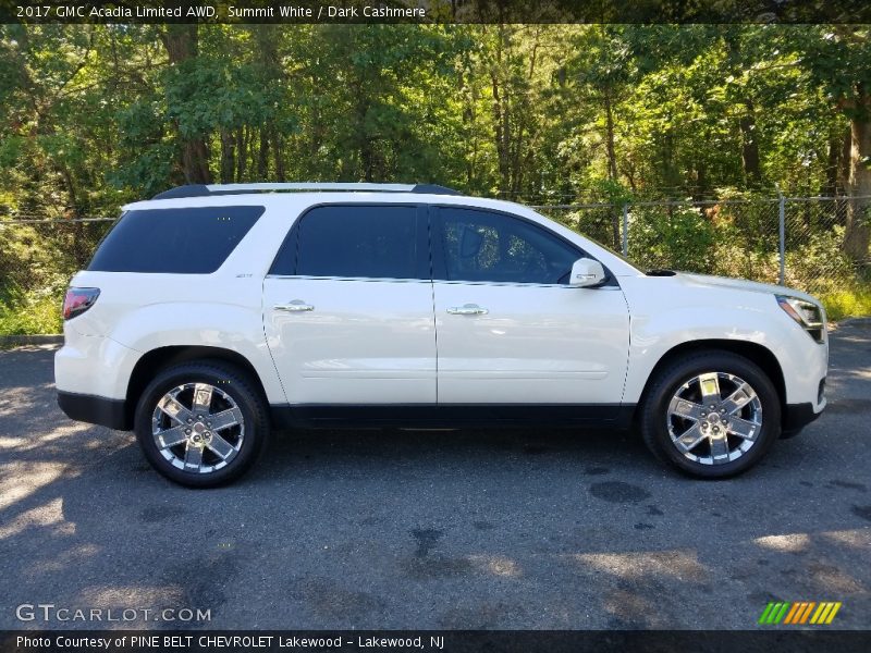 Summit White / Dark Cashmere 2017 GMC Acadia Limited AWD