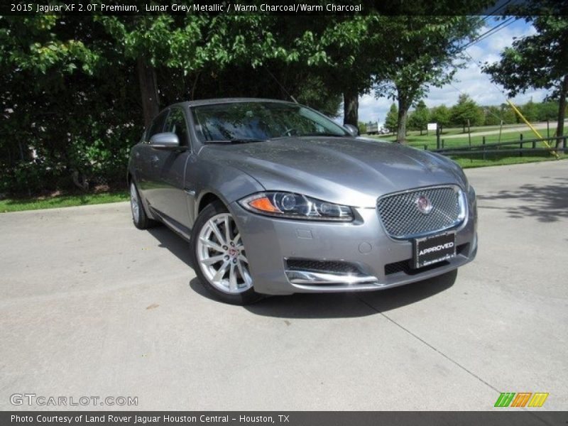 Lunar Grey Metallic / Warm Charcoal/Warm Charcoal 2015 Jaguar XF 2.0T Premium