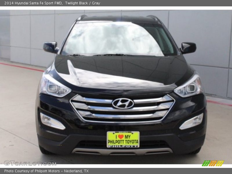Twilight Black / Gray 2014 Hyundai Santa Fe Sport FWD