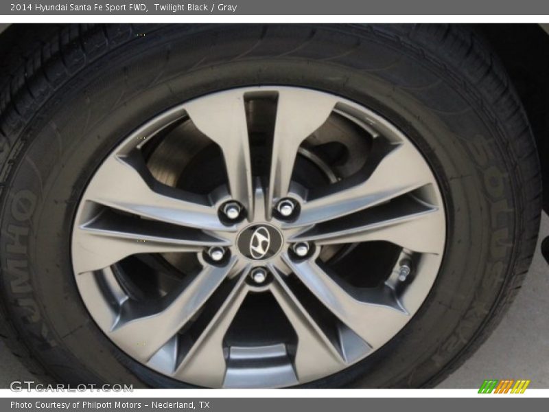 Twilight Black / Gray 2014 Hyundai Santa Fe Sport FWD