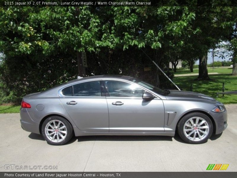 Lunar Grey Metallic / Warm Charcoal/Warm Charcoal 2015 Jaguar XF 2.0T Premium