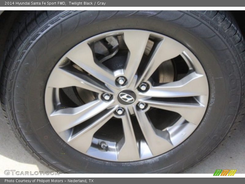 Twilight Black / Gray 2014 Hyundai Santa Fe Sport FWD