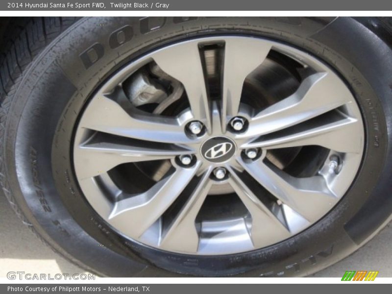Twilight Black / Gray 2014 Hyundai Santa Fe Sport FWD