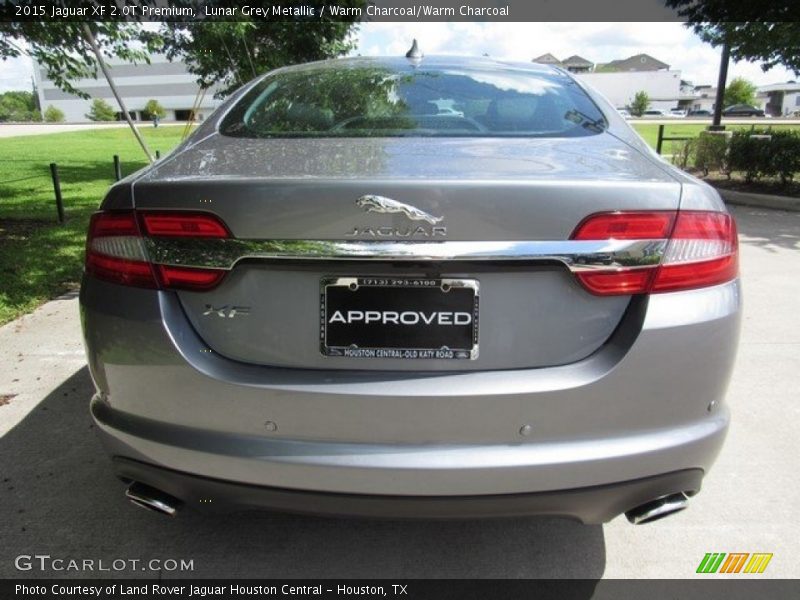 Lunar Grey Metallic / Warm Charcoal/Warm Charcoal 2015 Jaguar XF 2.0T Premium