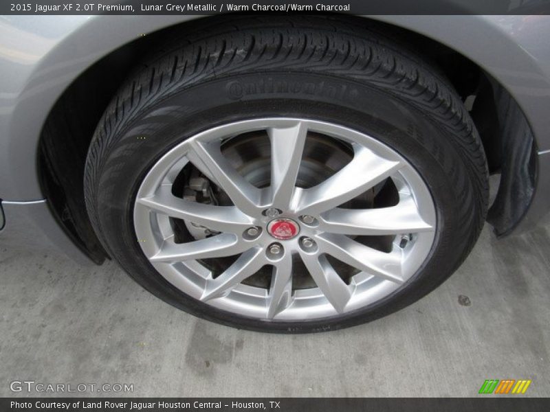 Lunar Grey Metallic / Warm Charcoal/Warm Charcoal 2015 Jaguar XF 2.0T Premium
