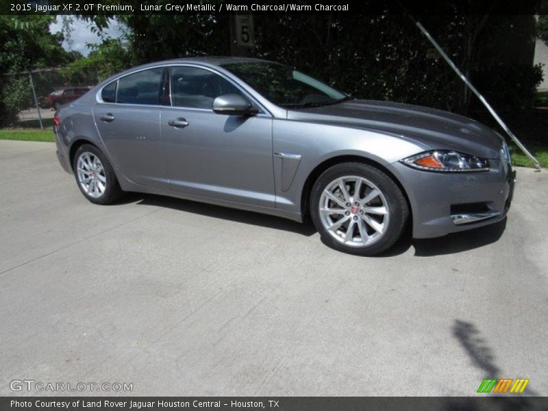 Lunar Grey Metallic / Warm Charcoal/Warm Charcoal 2015 Jaguar XF 2.0T Premium