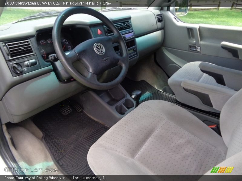 Reflex Silver Metallic / Gray 2003 Volkswagen EuroVan GLS