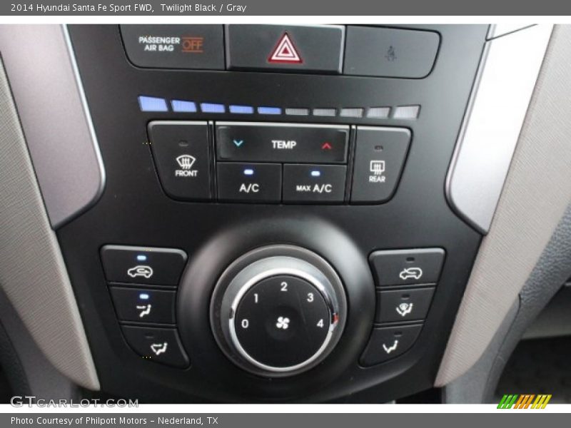 Twilight Black / Gray 2014 Hyundai Santa Fe Sport FWD