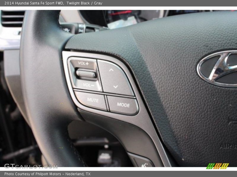 Twilight Black / Gray 2014 Hyundai Santa Fe Sport FWD