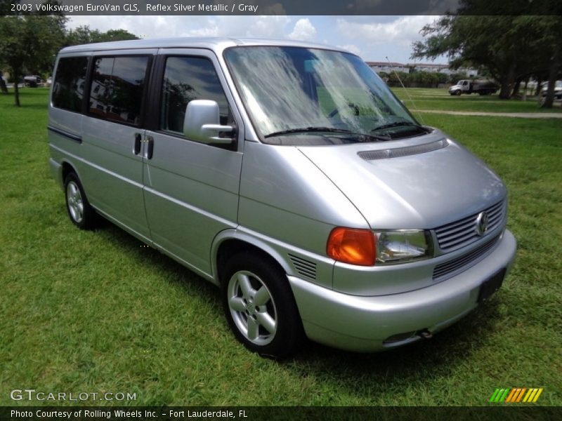 Reflex Silver Metallic / Gray 2003 Volkswagen EuroVan GLS