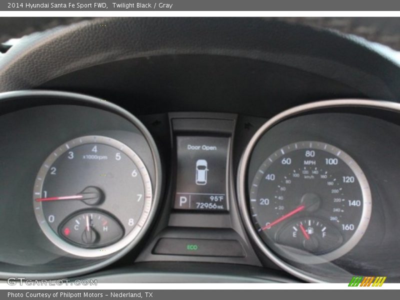 Twilight Black / Gray 2014 Hyundai Santa Fe Sport FWD
