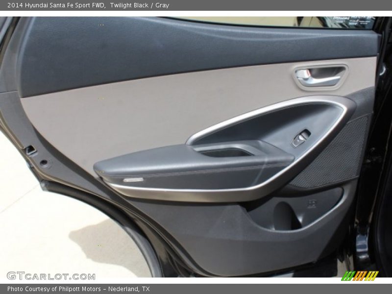 Twilight Black / Gray 2014 Hyundai Santa Fe Sport FWD
