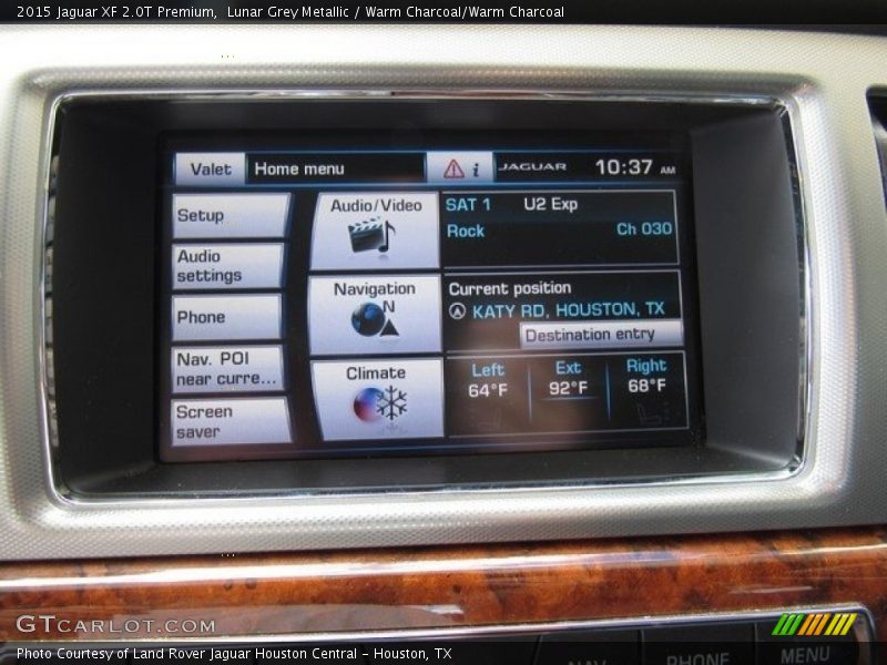 Lunar Grey Metallic / Warm Charcoal/Warm Charcoal 2015 Jaguar XF 2.0T Premium