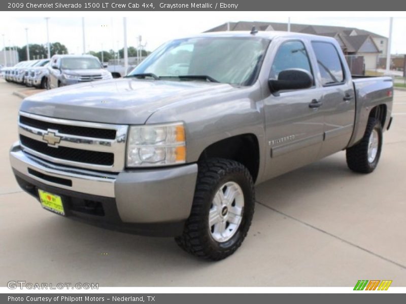 Graystone Metallic / Ebony 2009 Chevrolet Silverado 1500 LT Crew Cab 4x4