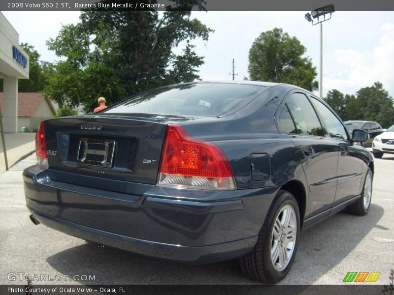 Barents Blue Metallic / Graphite 2008 Volvo S60 2.5T