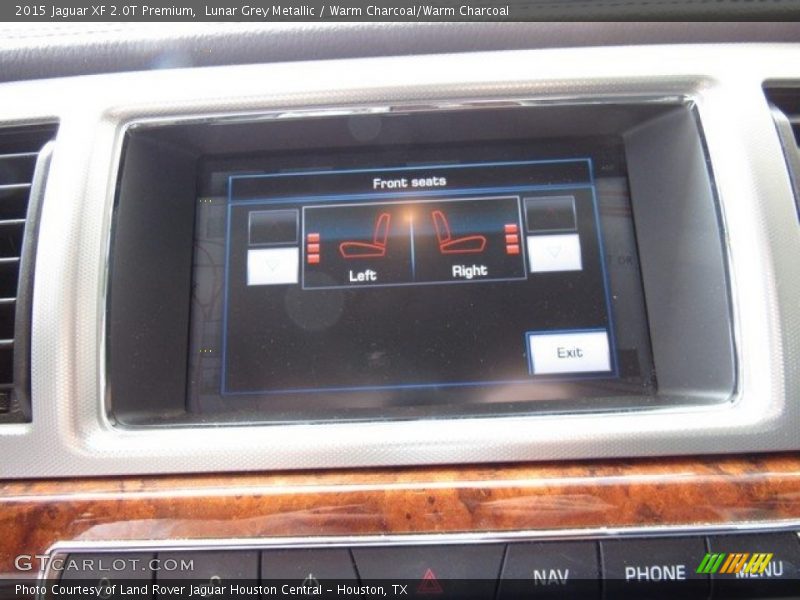 Lunar Grey Metallic / Warm Charcoal/Warm Charcoal 2015 Jaguar XF 2.0T Premium