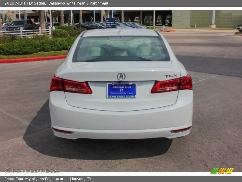 Bellanova White Pearl / Parchment 2018 Acura TLX Sedan
