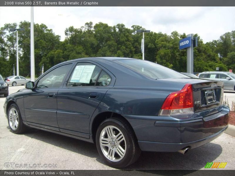 Barents Blue Metallic / Graphite 2008 Volvo S60 2.5T