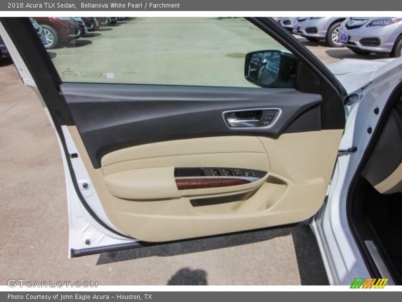 Bellanova White Pearl / Parchment 2018 Acura TLX Sedan