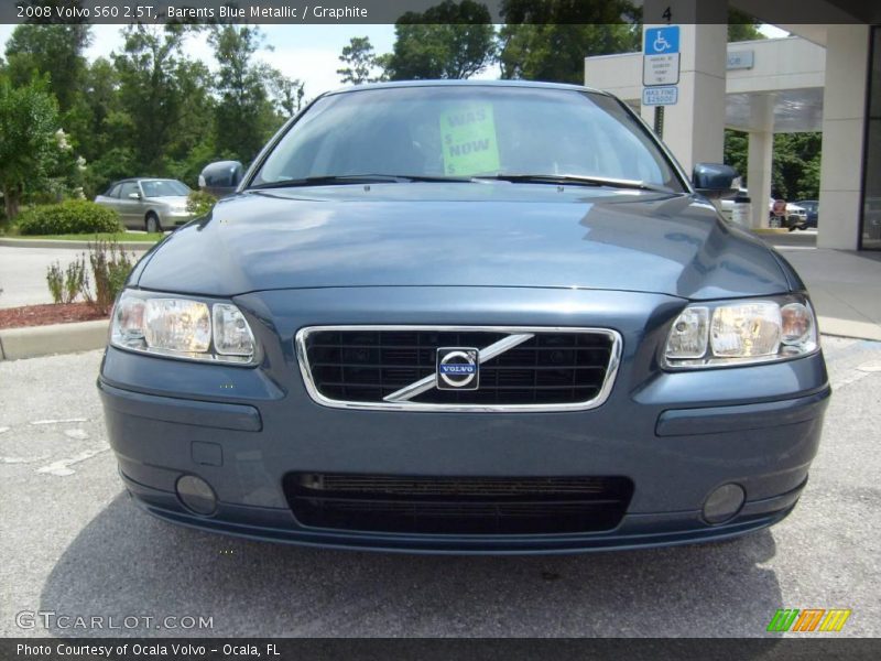Barents Blue Metallic / Graphite 2008 Volvo S60 2.5T