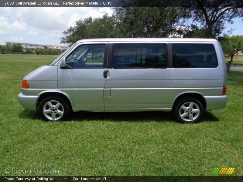 Reflex Silver Metallic / Gray 2003 Volkswagen EuroVan GLS