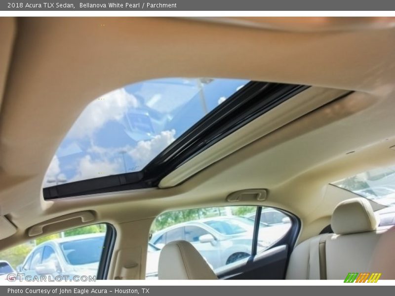 Bellanova White Pearl / Parchment 2018 Acura TLX Sedan