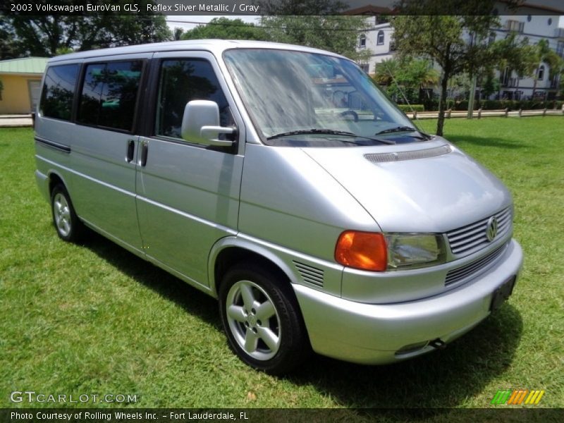 Reflex Silver Metallic / Gray 2003 Volkswagen EuroVan GLS