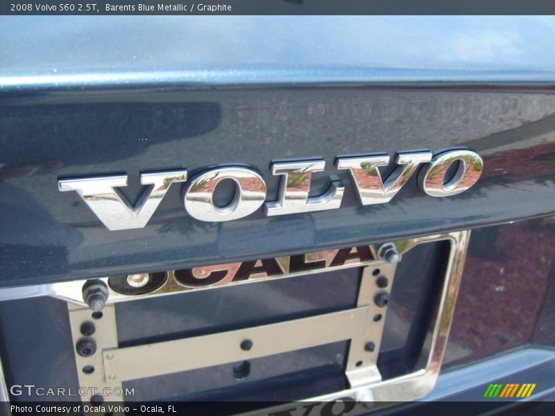 Barents Blue Metallic / Graphite 2008 Volvo S60 2.5T