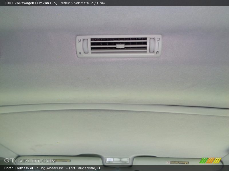 Reflex Silver Metallic / Gray 2003 Volkswagen EuroVan GLS