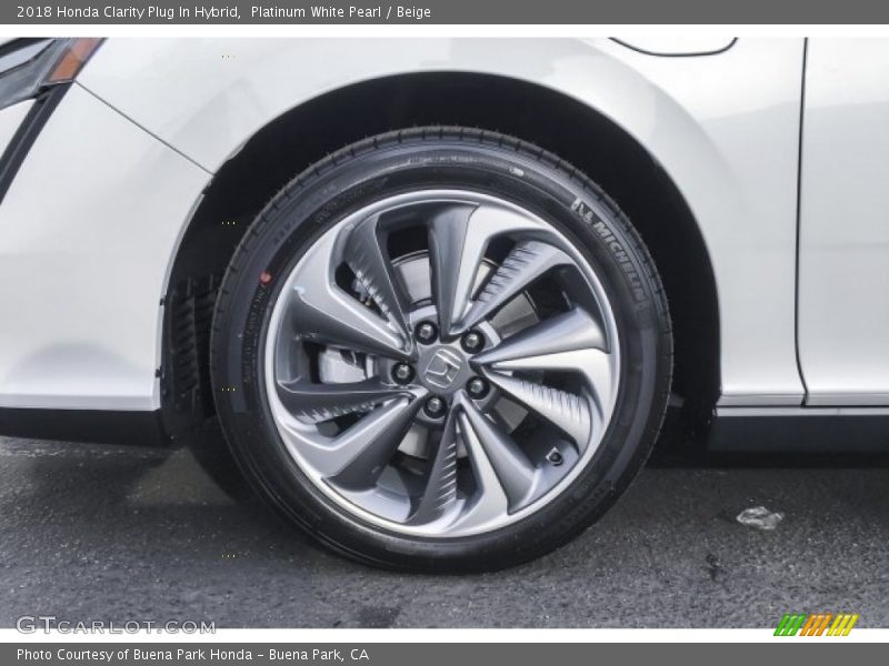 Platinum White Pearl / Beige 2018 Honda Clarity Plug In Hybrid