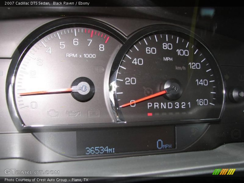 Black Raven / Ebony 2007 Cadillac DTS Sedan