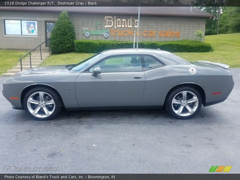 Destroyer Gray / Black 2018 Dodge Challenger R/T