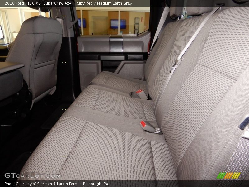 Ruby Red / Medium Earth Gray 2016 Ford F150 XLT SuperCrew 4x4