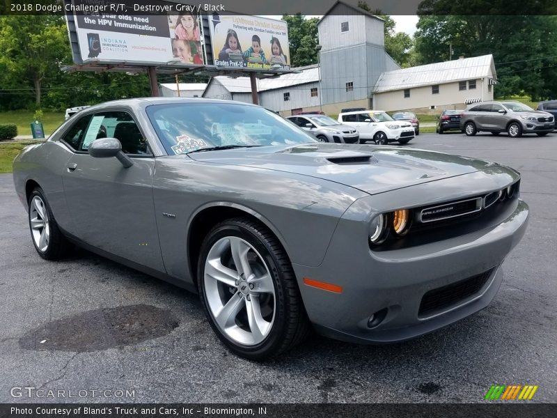 Destroyer Gray / Black 2018 Dodge Challenger R/T