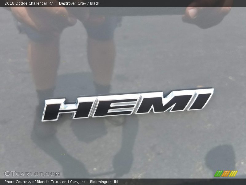 Destroyer Gray / Black 2018 Dodge Challenger R/T
